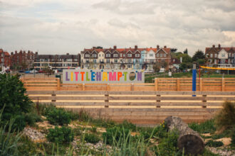 Littlehampton sign in West Sussex