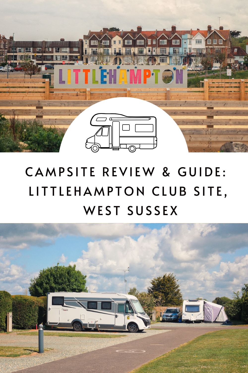 Campsite Review & Guide: Littlehampton Club Site, West Sussex via @tbookjunkie